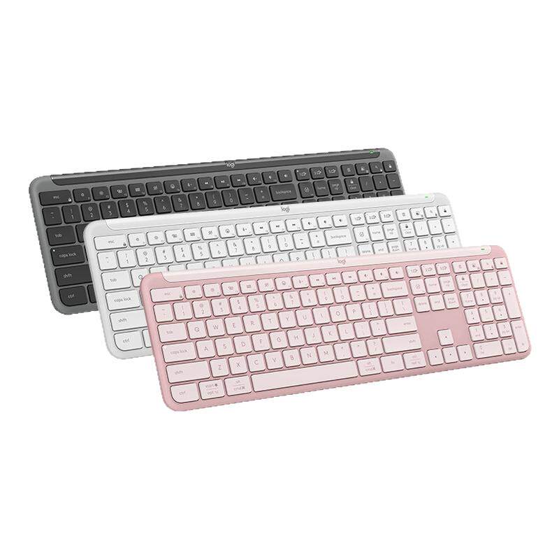 罗技优选系列K950无线蓝牙键盘超薄双模笔记本电脑办公