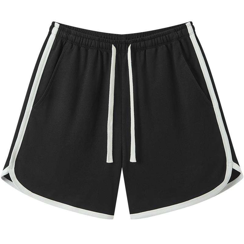 森马宽松睡裤纯棉复古家居短裤女