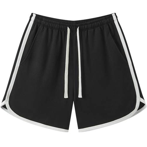 森马宽松睡裤纯棉复古家居短裤女