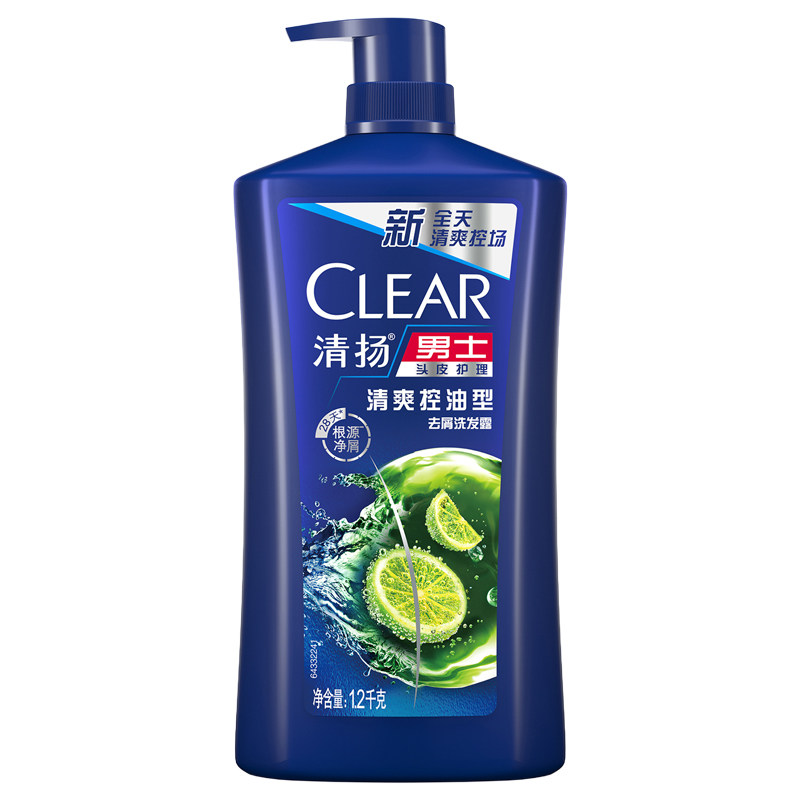 清扬洗发水露男士大容量家庭装洗头膏控油蓬松去屑正品官方旗舰店