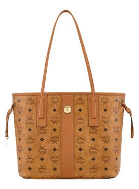 【官方正品】MCM女包Liz Visetos专柜款双面购物袋通勤单肩托特包