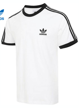 adidas阿迪达斯三叶草男子运动休闲短袖T恤KB2460