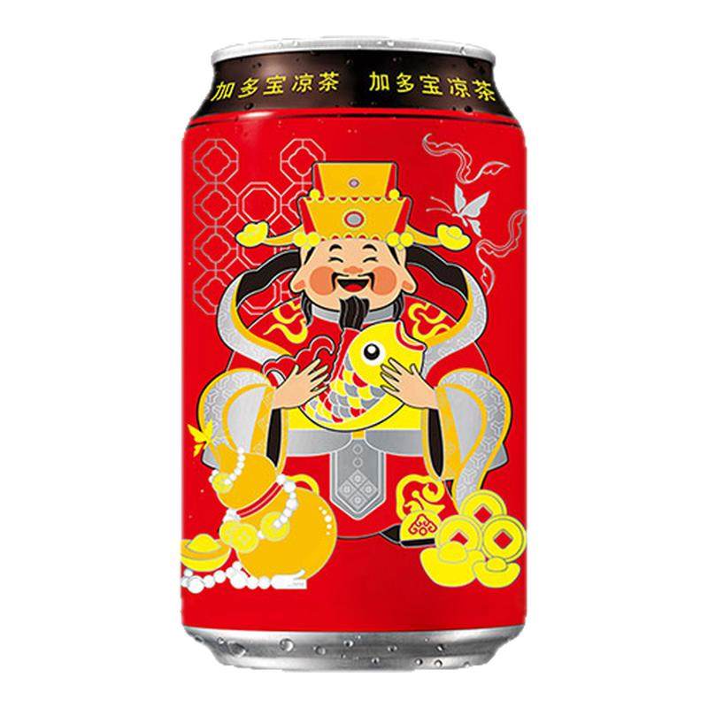加多宝凉茶310ml*24罐装怕上火喝加多宝红罐凉茶整箱装招财进宝