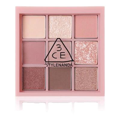 3CE三熹玉九色眼影盘九宫格橘棕