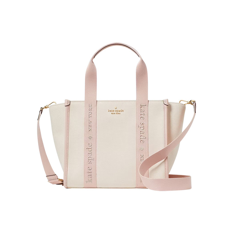 【新年礼物】kate spade ks Kip女小号织物帆布包单肩斜挎托特包,箱包皮具/热销女包/男包,通用款女包,淘宝优惠券,粉丝福利购,淘宝优惠卷