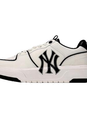 MLB男鞋女鞋2026春季新款NY运动鞋低帮小白鞋厚底鞋子板鞋休闲鞋