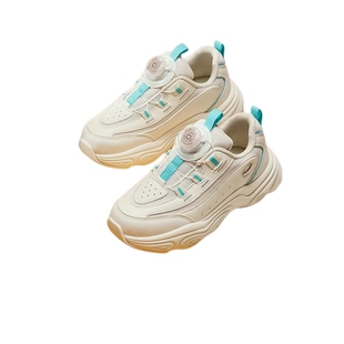 ROOKIE儿童女童老爹鞋中大童小童运动鞋秋冬纽扣跑步鞋子官方旗舰