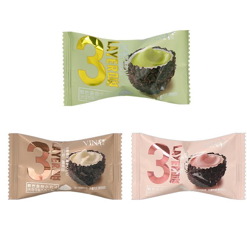 法丽兹喜糖必备爆浆小丸子散装年货巧克力夹心结婚曲奇饼干零食