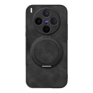 适用vivox300pro手机壳x100ultra/x200s/80/70/60保护套x90pro+旋转支架vivo磁吸s30新款羊巴皮纯色男女款