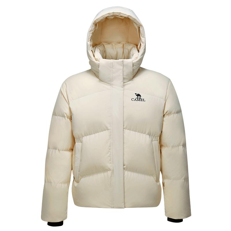 骆驼羽绒服短款女装新款