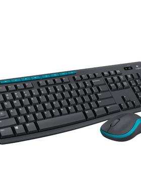 爆款罗技MK275无线键鼠套装USB键盘鼠标电脑笔记本通用MK346P办公