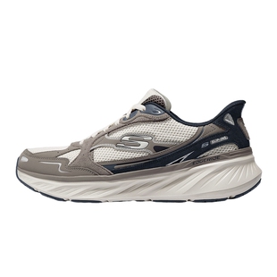 232969 LTGY 男跑步舒适低帮透气休闲鞋 Skechers斯凯奇运动秋新款