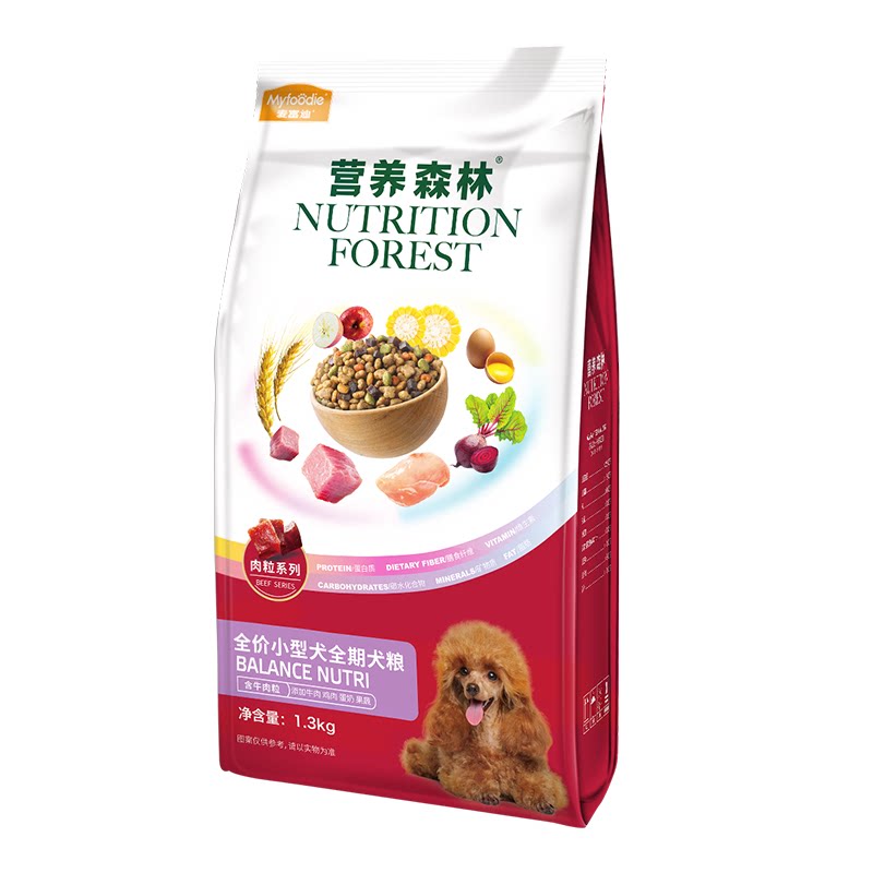 营养森林狗粮通用型比熊博美柯基狗全价膨化粮