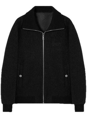 KARL LAGERFELD卡尔拉格斐2025新款毛呢大衣短款老佛爷M26Z2904