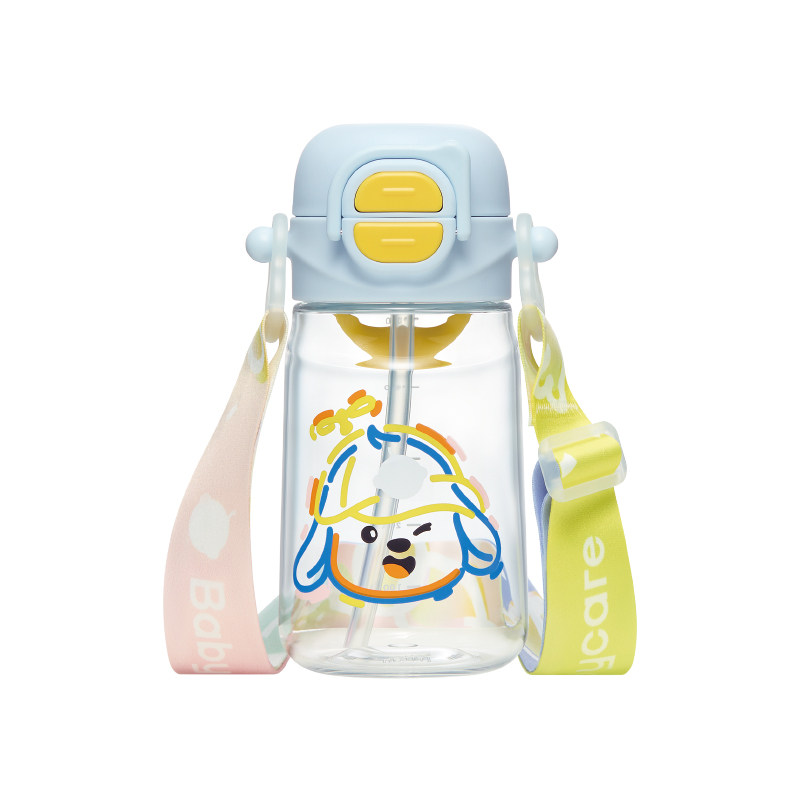 babycare儿童运动水杯大容量tirtan水杯二合一多功能500ml吸管杯