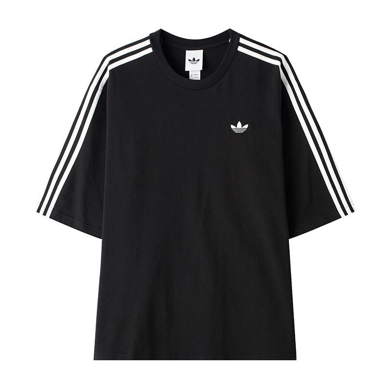 adidas阿迪达斯三叶草短袖男装夏季新款透气运动服休闲宽松T恤男