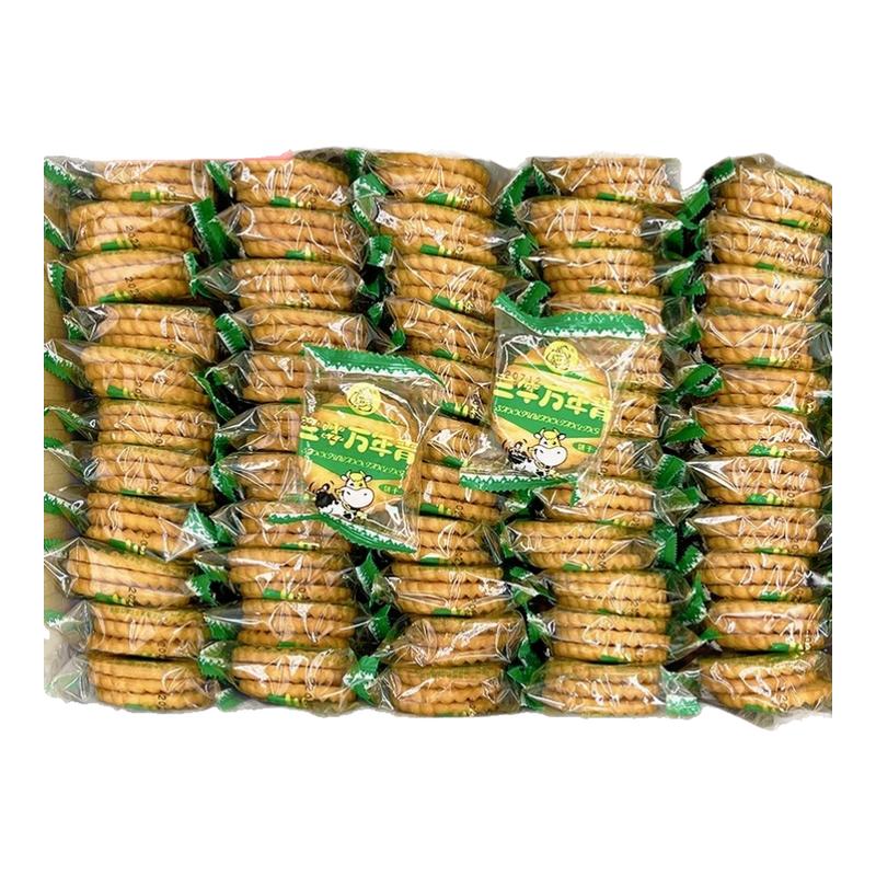 上海三牛万年青饼干1500g葱香整箱怀旧零食小吃休闲食品官方旗舰