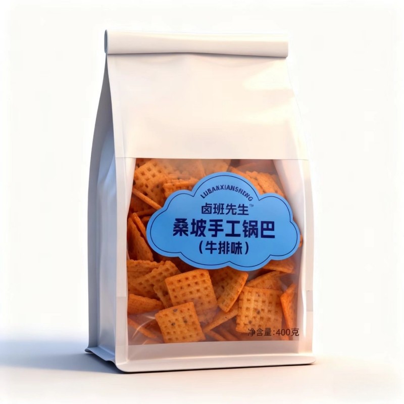 正品桑坡手工锅巴牛排麻辣原味香脆解馋河南豆香网红零食卤班先生,零食/坚果/特产,膨化食品,淘宝优惠券,粉丝福利购,淘宝优惠卷