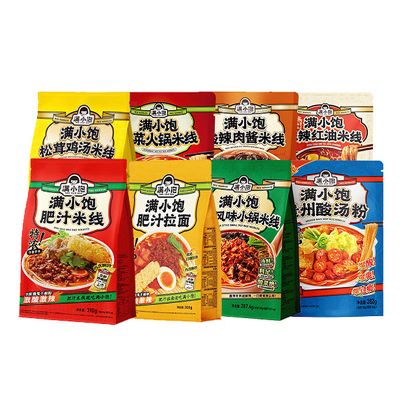 满小饱肥汁米线松茸鸡汤拉面速食