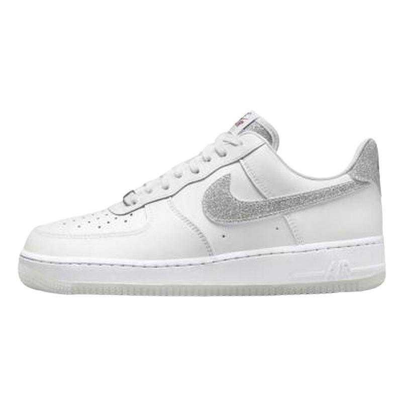 Nike耐克女鞋AIR FORCE 1白银AF1空军一号复古运动板鞋HQ3461-191