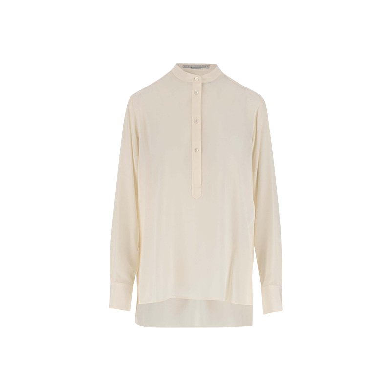 StellaMcCartney纯色立领衬衫