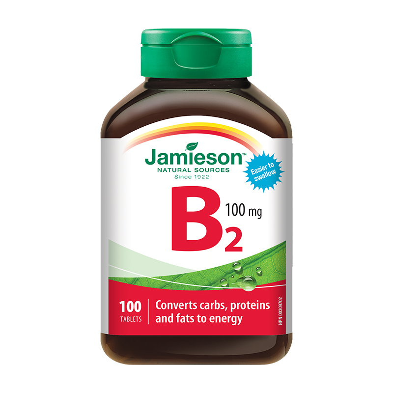 【自营】Jamieson健美生维生素B2 100mg 100片