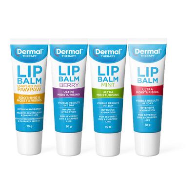 【百补】DermalTherapy乐慕康澳洲滋润保湿润唇膏淡化唇纹去死皮