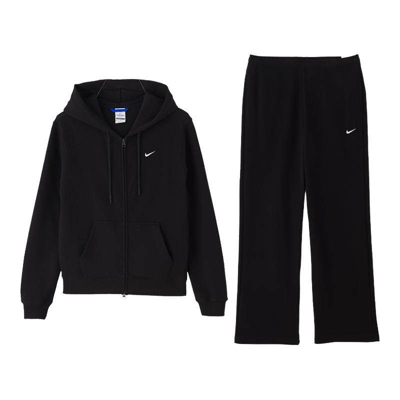 NIKE耐克运动套装女款2026秋季新款连帽开衫卫衣休闲外套直筒长裤