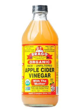 29年新货美国博饶谷Bragg原浆苹果醋无糖0脂热量浓缩发酵原浆生酮