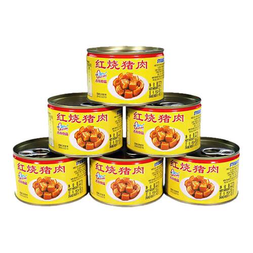 厦门古龙红烧猪肉罐装即食罐头