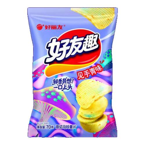 好丽友好友趣见薯片袋装休闲零食