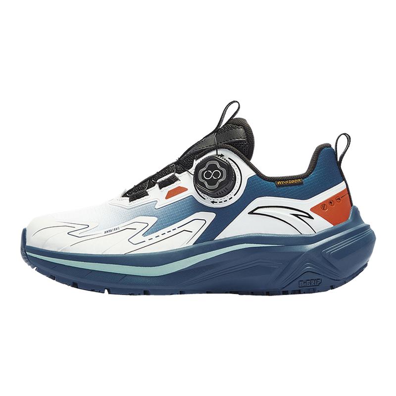 安踏儿童男大童跑鞋2025冬季新款舒适防滑耐磨中大童旋钮运动童鞋