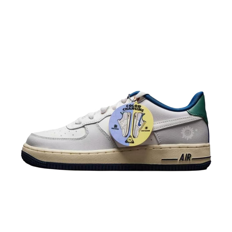 Nike耐克Air Force 1秋季新款百搭低帮板鞋GS款HM3721-111百补