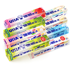 悠哈UHA特浓草莓抹茶牛奶糖40g 味觉糖送礼网红糖果休闲零食喜糖