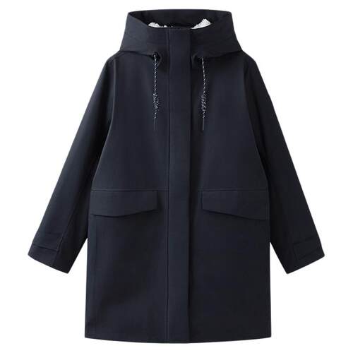 AIGLE女士棉服保暖中长款棉外套