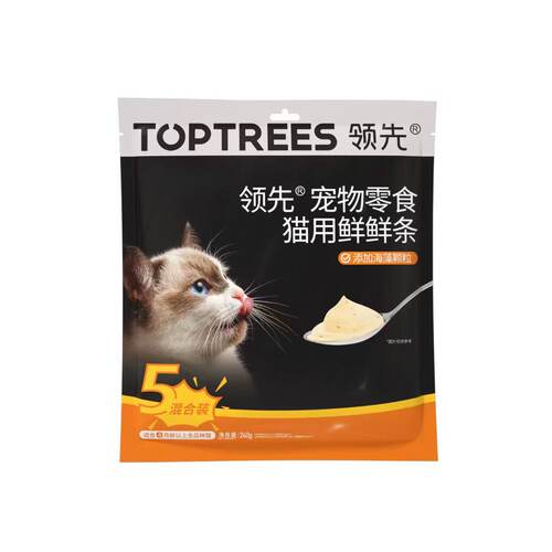 领先主食猫条12g*20条混合成幼猫通用互动补水湿粮营养官方-rxw