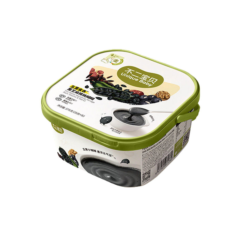 不二宝贝黑芝麻核桃糊山药薏米糊儿童营养早餐即速食米粉搭辅食粥