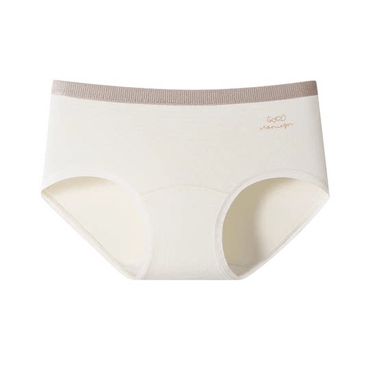 芬腾女士内裤纯棉抗菌100%全棉裆中腰无痕a类棉少女学生透气短裤