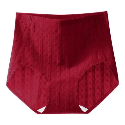 芬腾A类纯棉本命年红色收腹内裤