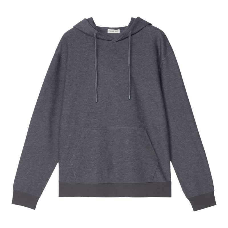 素然ZUCZUG 4M36 24秋季女士细腻毛巾针织布带帽卫衣