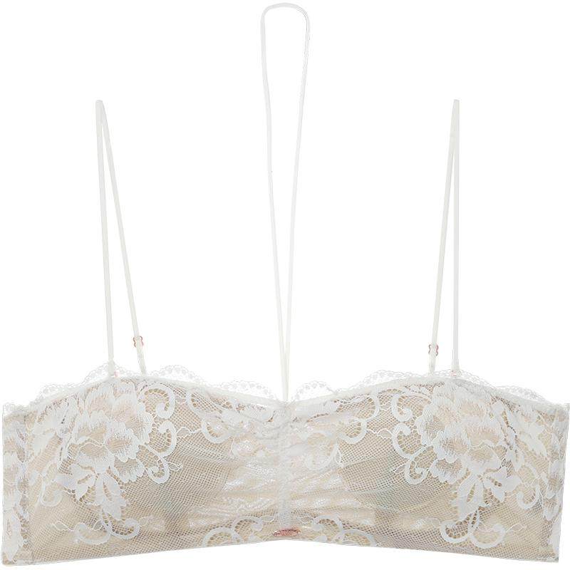 歌瑞尔蕾丝无肩带内衣女防滑抹胸薄款裹胸美背文胸罩2026年新款