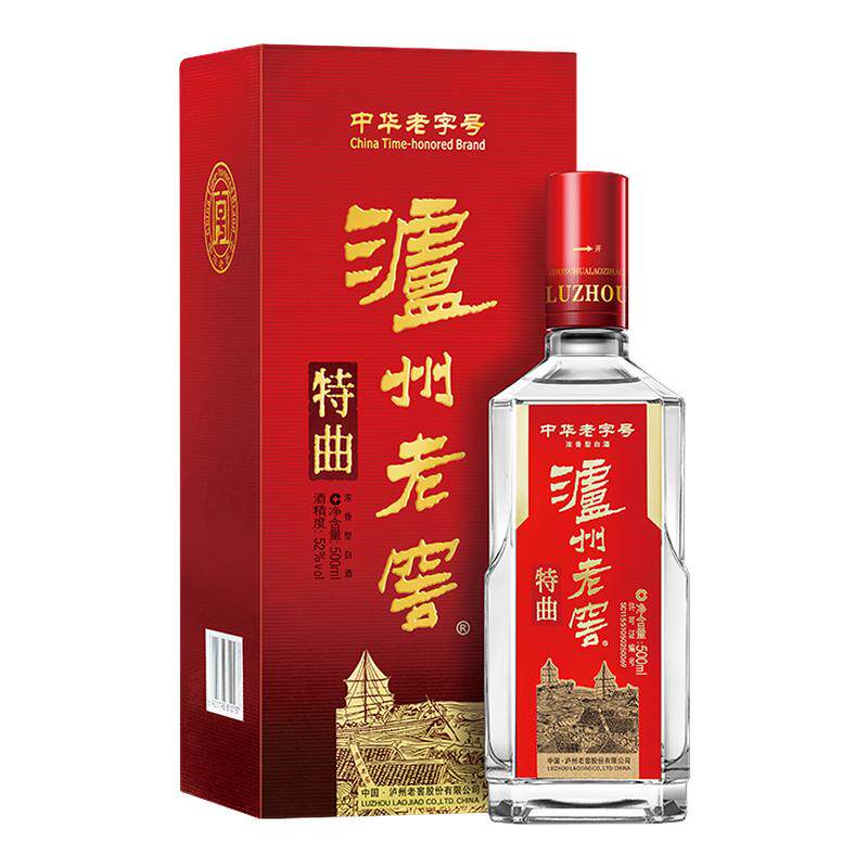 泸州老窖 特曲老字号 500ml 52度 浓香型白酒送礼新老包装随机发
