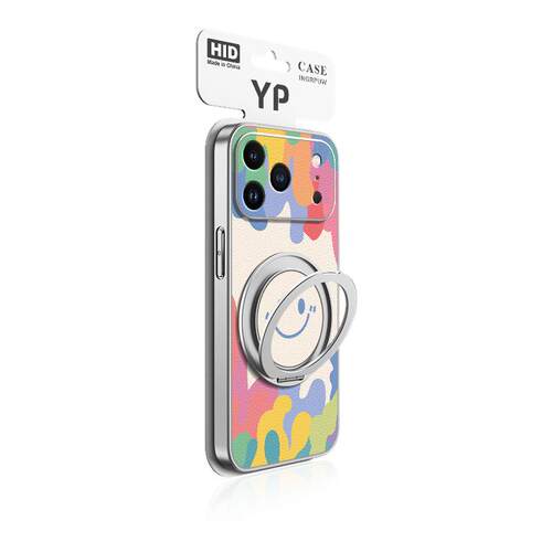 适用苹果15手机壳iphone17ProMax/iPhone16/14新款13磁吸支架xs硅胶软11/12女款16plus卡通小羊皮air彩色笑脸