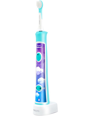 飞利浦儿童电动牙刷软毛智能声波震动充电宝宝3-12岁HX6322HX2432