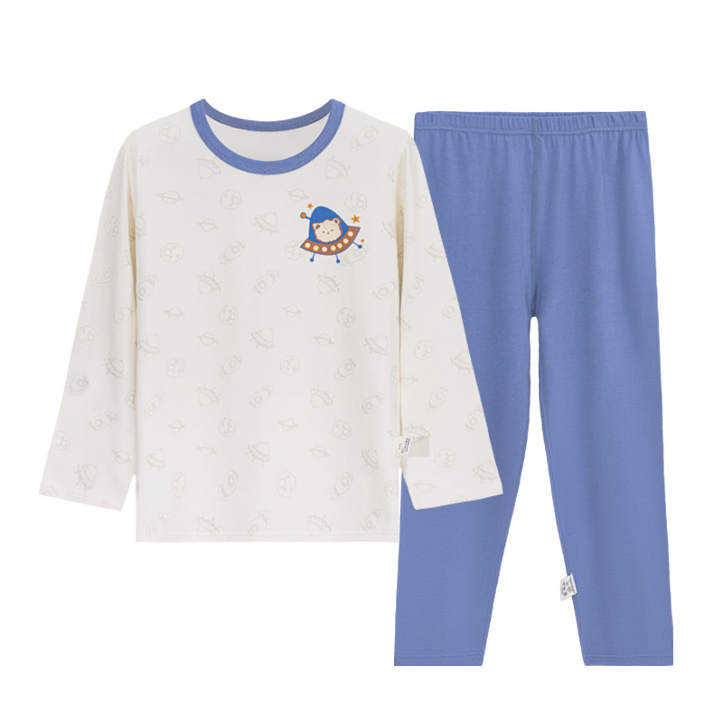 沫棉儿童秋衣秋裤女童内衣套装