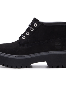 Timberland添柏岚马丁靴女中帮厚底增高靴子耐磨防滑休闲鞋A5REN