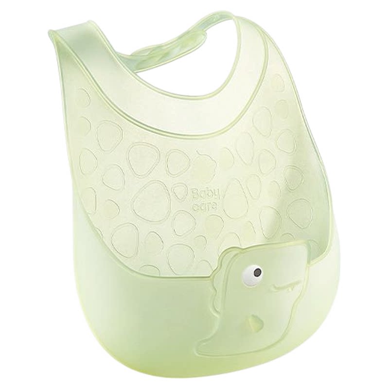 babycare婴儿围兜超软儿童辅食硅胶口水围嘴宝宝吃饭免洗