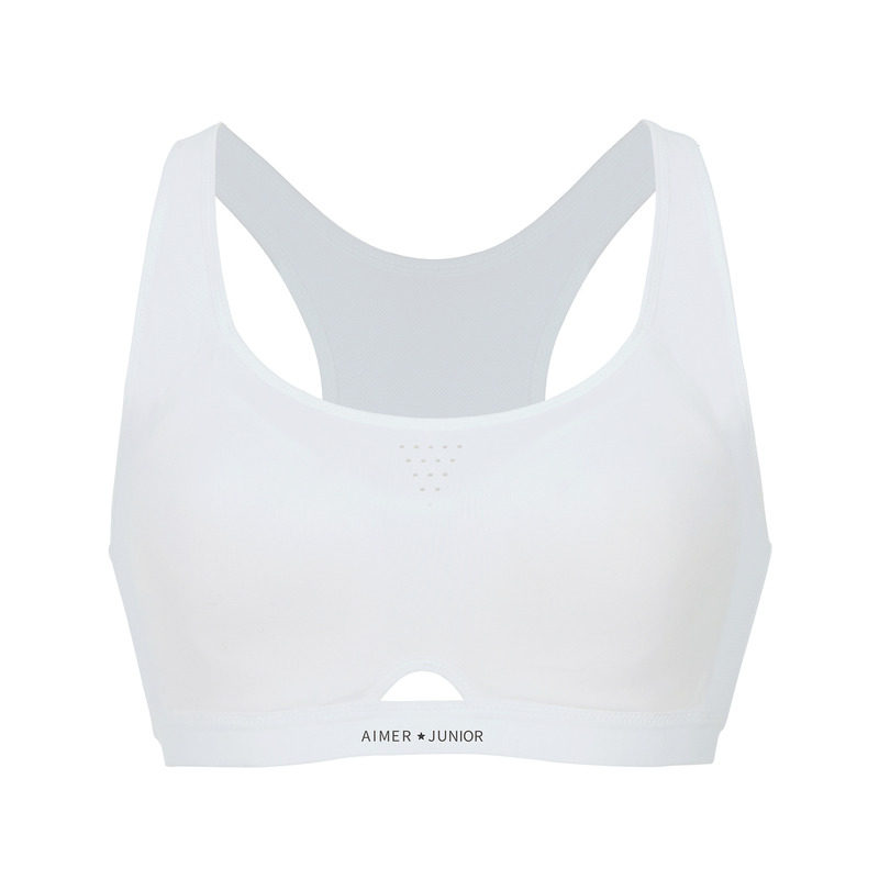 爱慕少女小冰皮少女三阶段背心式猫爪杯吸湿速干抗菌运动文胸