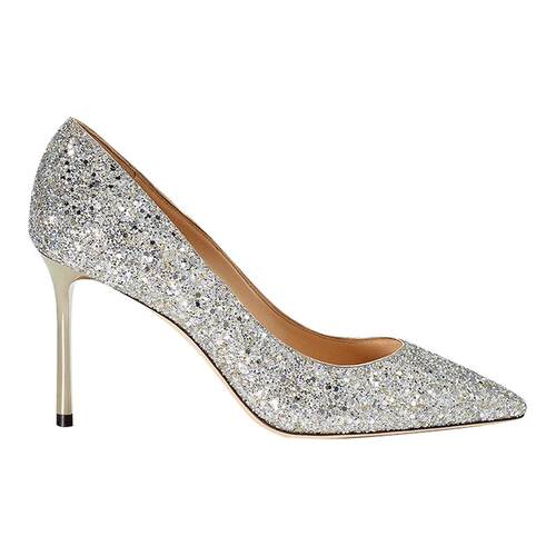 JIMMYCHOO/经典闪粉婚鞋高跟鞋
