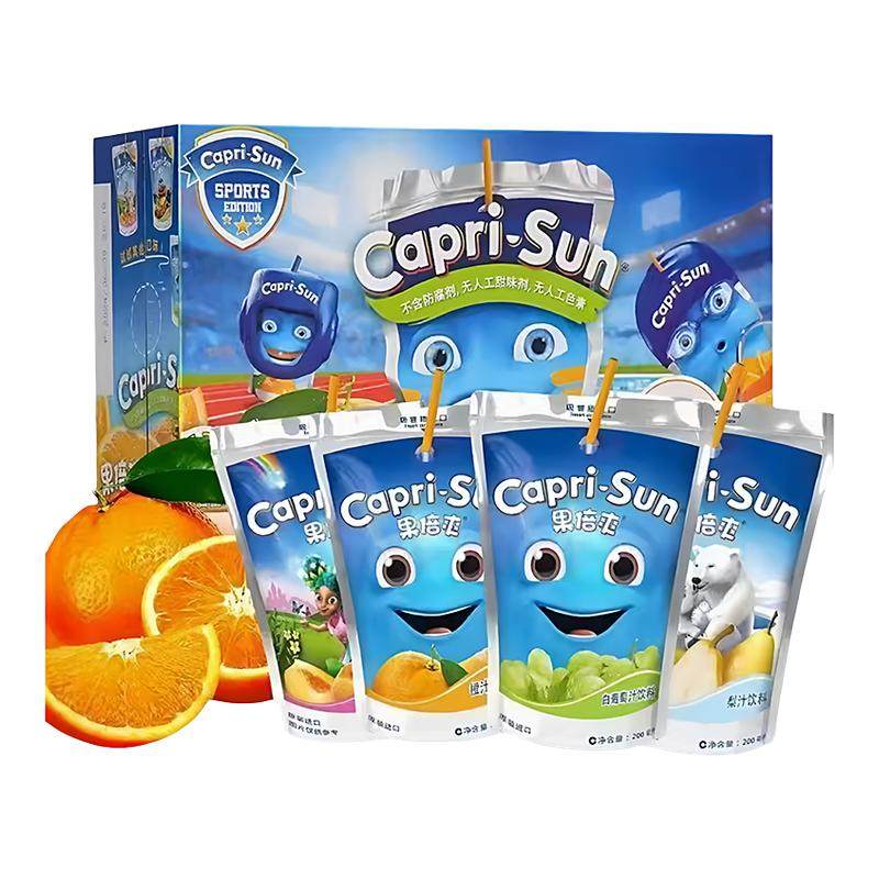 迪拜果倍爽小怪兽混合口味饮料200ml*10袋儿童健康VC果汁整箱,咖啡/麦片/冲饮,果味/风味/果汁饮料,淘宝优惠券,粉丝福利购,淘宝优惠卷